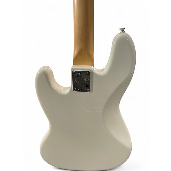 Used Fender American Performer Jazz Bass Alpine White Electric Bass Guitar