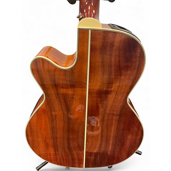 Used Takamine EF508KC Natural Acoustic Electric Guitar