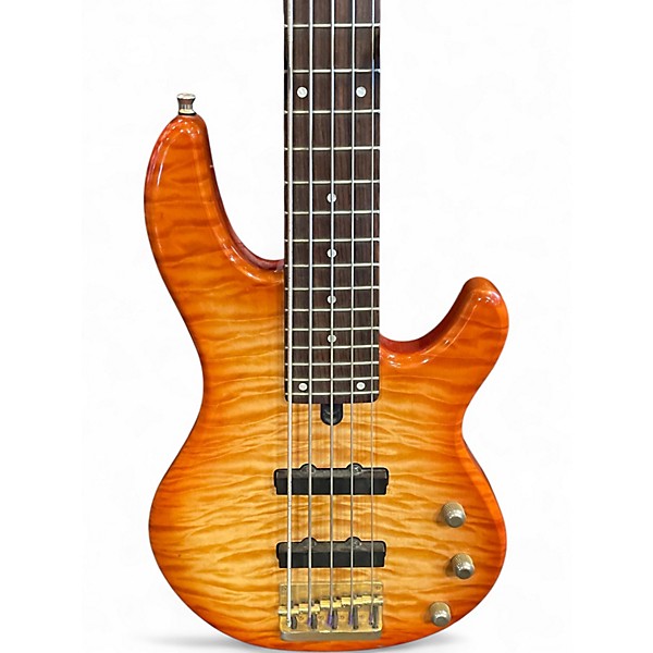 Used Yamaha BB5G Orange Electric Bass Guitar