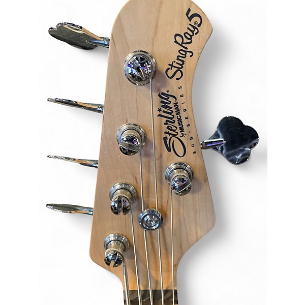 Used Sterling by Music Man StingRay5 Wine Red Electric Bass Guitar