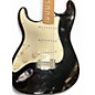 Used Fender Player Stratocaster LH Black Solid Body Electric Guitar
