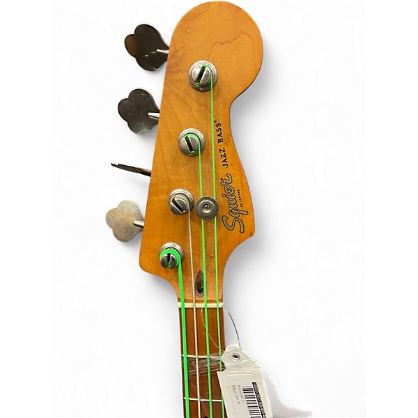 Used 2022 Squier 40TH ANNIVERSARY JAZZ BASS Seafoam Green Electric Bass Guitar