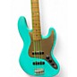 Used 2022 Squier 40TH ANNIVERSARY JAZZ BASS Seafoam Green Electric Bass Guitar