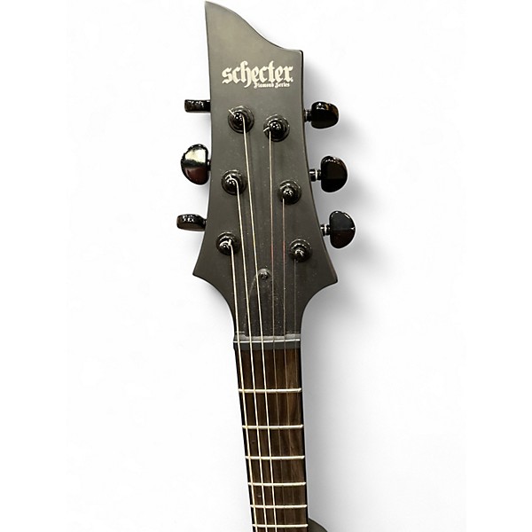 Used Schecter Guitar Research C1 Plus Black Solid Body Electric Guitar