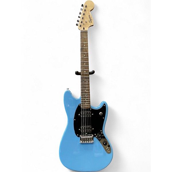 Used Squier SONIC MUSTANG HH CALIFORNIA BLUE Solid Body Electric Guitar