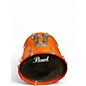 Used Pearl 5 Piece Export Trans Orange Drum Kit