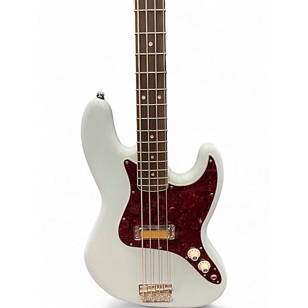 Used Fender Gold Foil Jazz Bass Sonic Blue Electric Bass Guitar