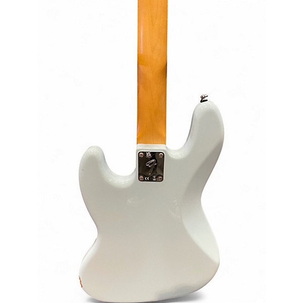 Used Fender Gold Foil Jazz Bass Sonic Blue Electric Bass Guitar