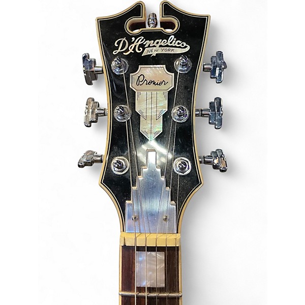 Used D'Angelico PSDCTPWI Wine Red Hollow Body Electric Guitar