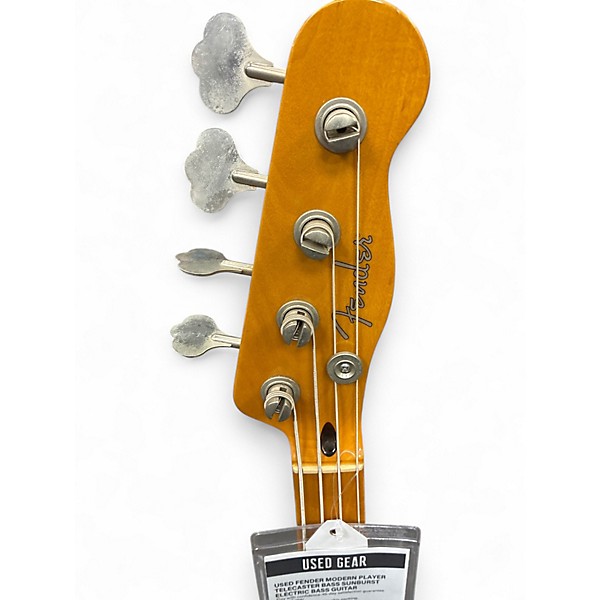 Used Fender Modern Player Telecaster Bass Sunburst Electric Bass Guitar