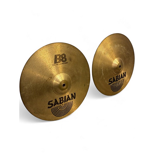 Used SABIAN 14in B8 Hi Hat Pair Cymbal