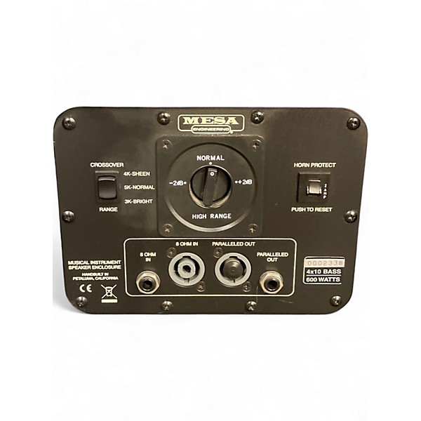 Used MESA/Boogie Powerhouse Standard 4Ohm 4x10 Bass Cabinet