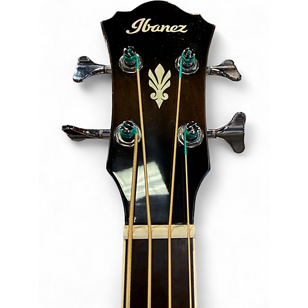 Used Ibanez AEB10E-DVS Violin Burst Acoustic Bass Guitar