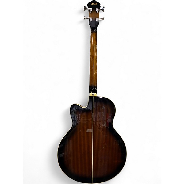 Used Ibanez AEB10E-DVS Violin Burst Acoustic Bass Guitar
