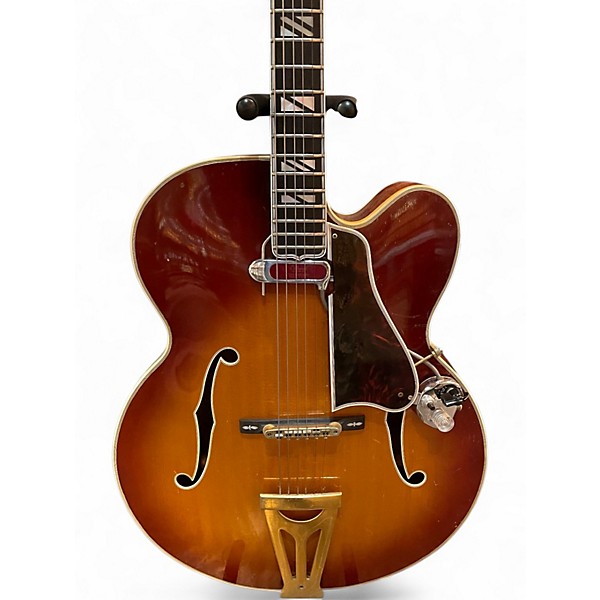 Vintage 1963 Gibson Super 400 Sunburst Hollow Body Electric Guitar