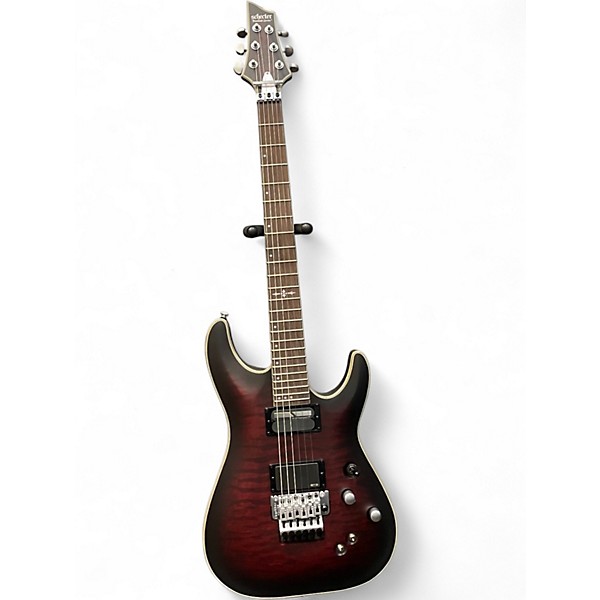 Used 2019 Schecter Guitar Research C-1 FRS PLATINUM RED Solid Body Electric Guitar