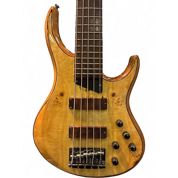 Used MTD Kingston KZ 6 String Natural Electric Bass Guitar