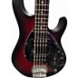 Used Sterling by Music Man STINGRAY 5 Crimson Red Burst Electric Bass Guitar