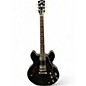 Used Gibson ES 335 Black Hollow Body Electric Guitar thumbnail