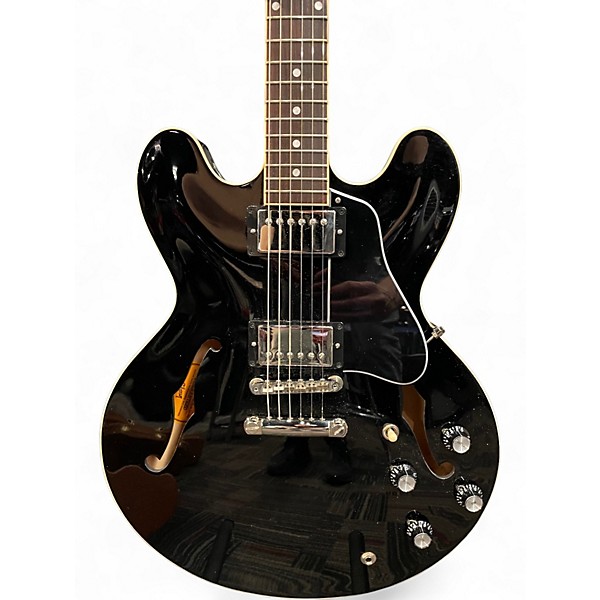 Used Gibson ES 335 Black Hollow Body Electric Guitar