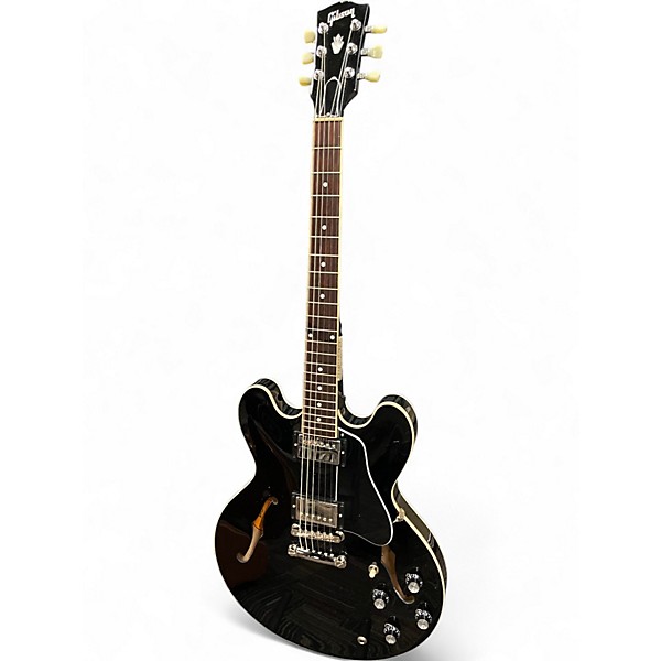 Used Gibson ES 335 Black Hollow Body Electric Guitar