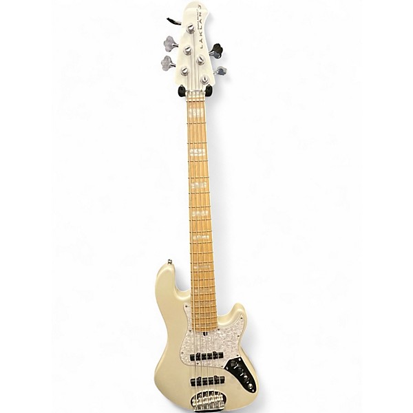Used Lakland DJ5 Skyline Darryl Jones Signature 5 String Alpine White Electric Bass Guitar
