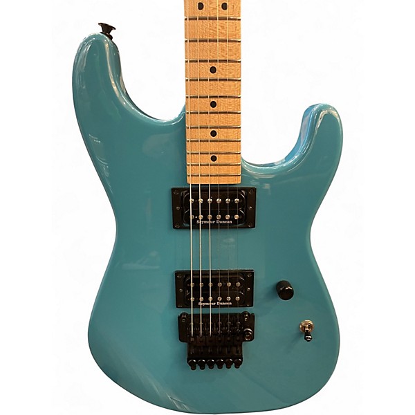 Used 2020s Charvel USA Custom Shop San Dimas HH FR Daphne Blue Solid Body Electric Guitar