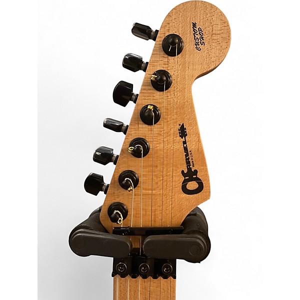 Used 2020s Charvel USA Custom Shop San Dimas HH FR Daphne Blue Solid Body Electric Guitar