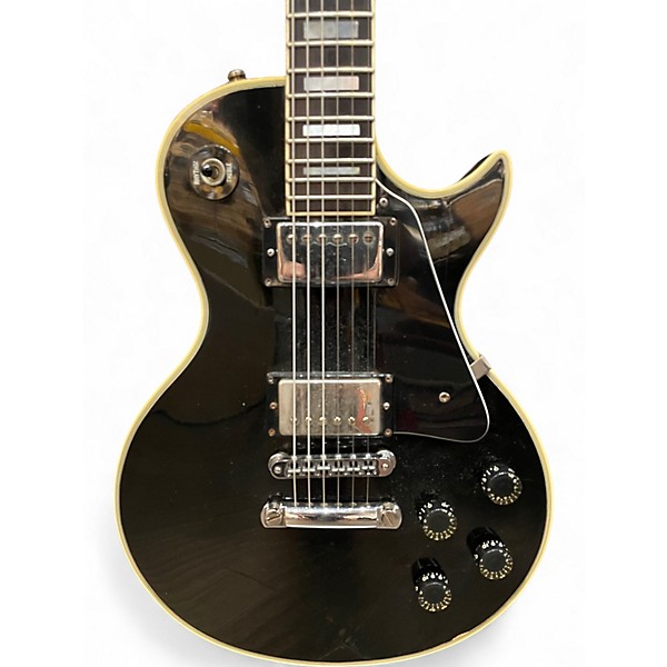 Vintage 1981 Gibson Les Paul Custom Ebony Solid Body Electric Guitar