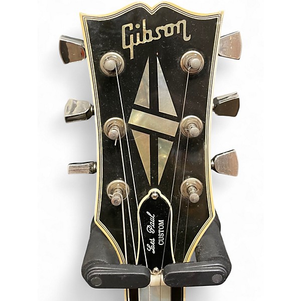 Vintage 1981 Gibson Les Paul Custom Ebony Solid Body Electric Guitar
