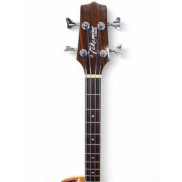 Used Takamine EGB2S Natural Acoustic Bass Guitar