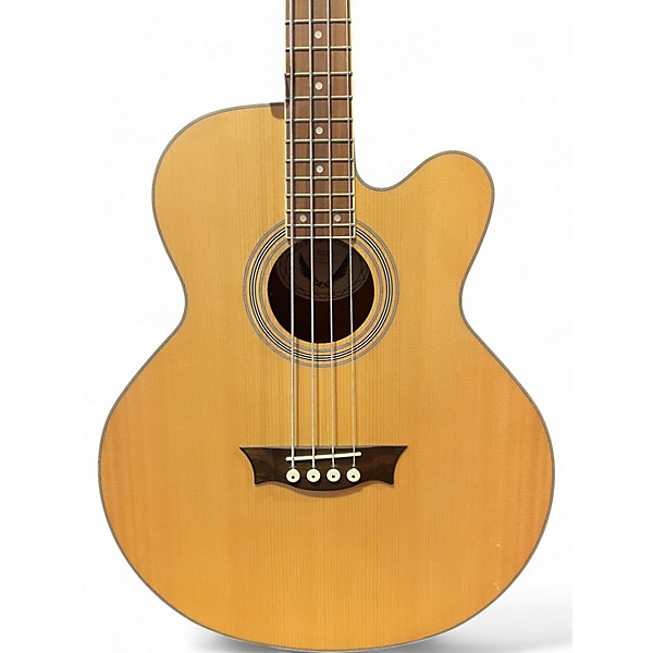 Used Dean EABC Natural Acoustic Bass Guitar
