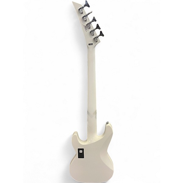 Used Jackson X series Concert Bass CBXNT White Electric Bass Guitar