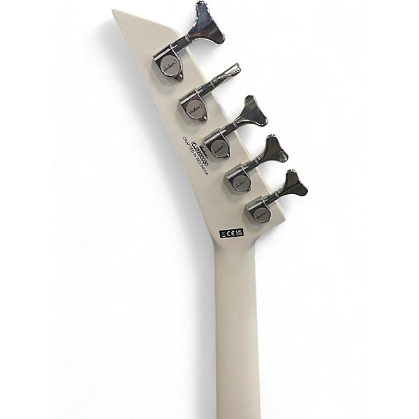 Used Jackson X series Concert Bass CBXNT White Electric Bass Guitar