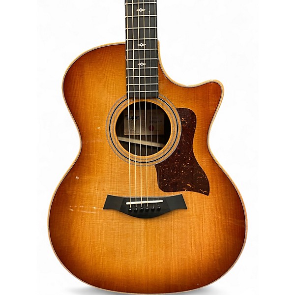 Used Taylor Sunset Blvd 414ce Sunset Edgeburst Acoustic Electric Guitar