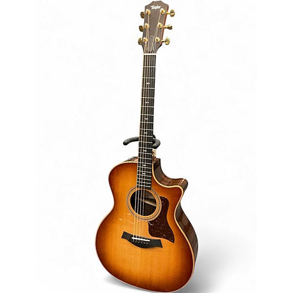 Used Taylor Sunset Blvd 414ce Sunset Edgeburst Acoustic Electric Guitar
