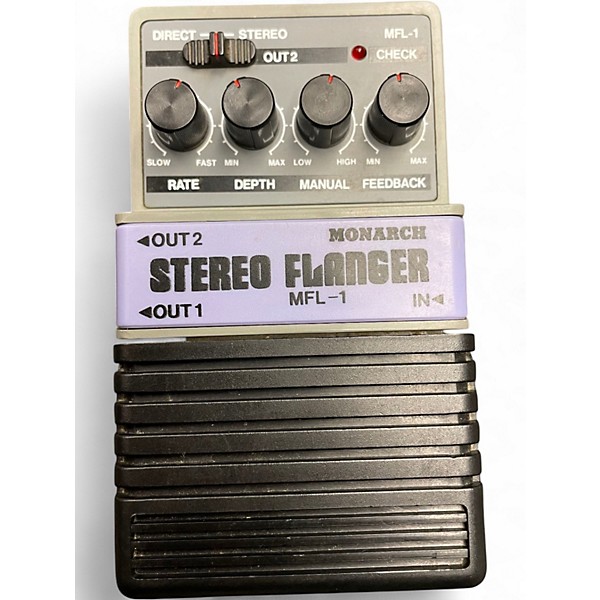 Used Monarch STEREO FLANGER Effect Pedal