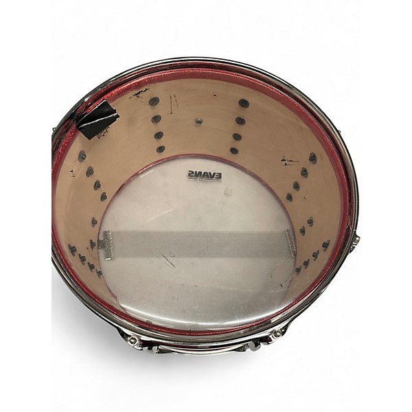 Used Pearl 14X8 Modern Utility Maple Snare RED SPARKLE Drum