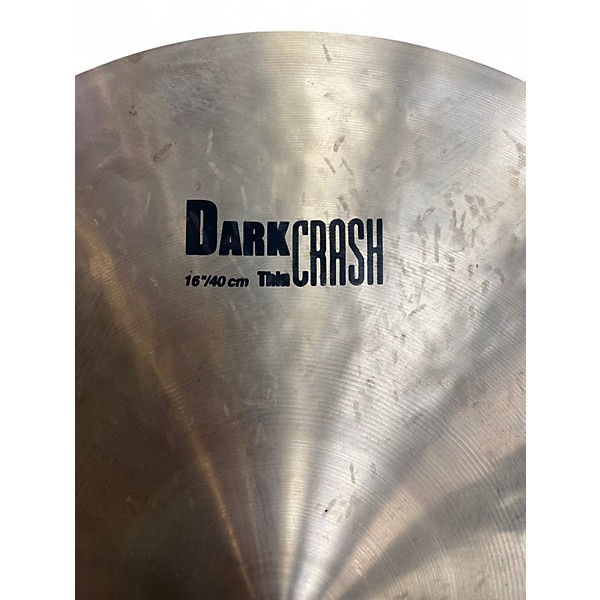 Used Zildjian 16in K Thin Dark Crash Cymbal
