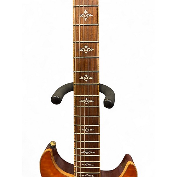 Used 2022 Ibanez ARX500 Custom Amber Quilt Solid Body Electric Guitar