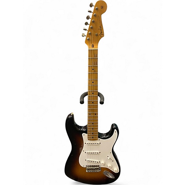 Used Fender Custom Shop 70th Anniversary Journeyman Relic Stratocaster 2 Tone Sunburst Solid Body Electric Guitar