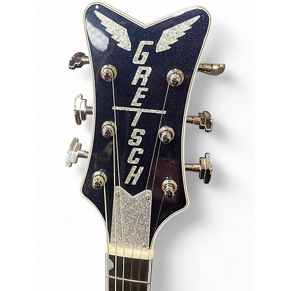 Used Gretsch Guitars G6136T-RR Rich Robinson Signature Magpie Raven's Breast Blue Hollow Body Electric Guitar
