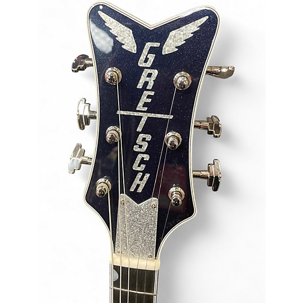 Used Gretsch Guitars G6136T-RR Rich Robinson Signature Magpie Raven's Breast Blue Hollow Body Electric Guitar