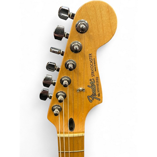 Used Fender Standard Stratocaster Wine Red Solid Body Electric Guitar