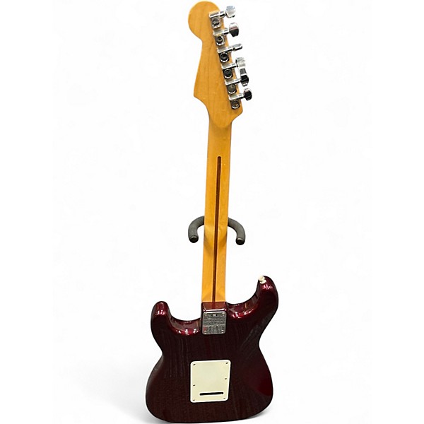Used Fender Standard Stratocaster Wine Red Solid Body Electric Guitar