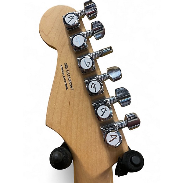 Used Fender American Elite Stratocaster HSS Shawbucker White Solid Body Electric Guitar