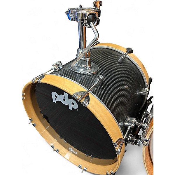 Used PDP by DW 3 Piece Concept Series Carbon fiber Drum Kit