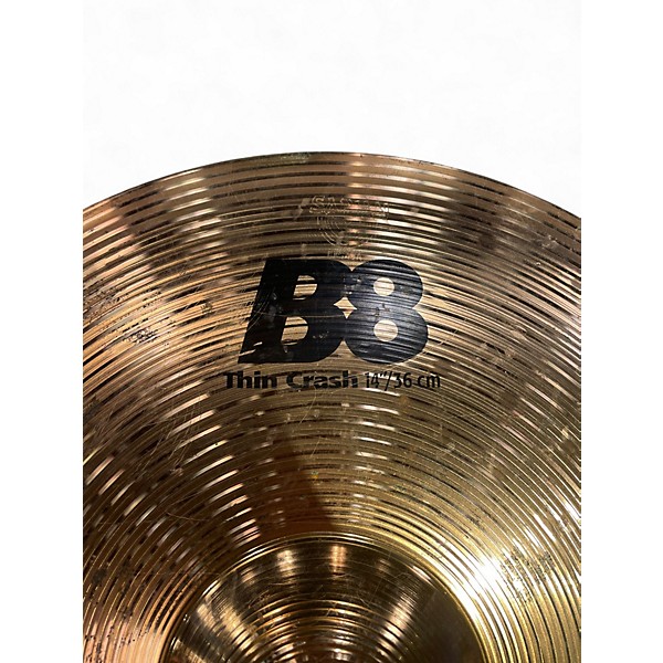Used SABIAN 14in B8 Thin Crash Cymbal