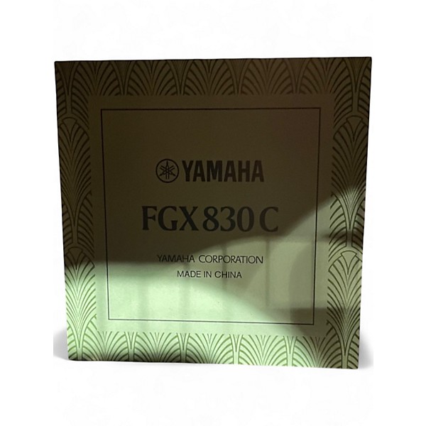 Used Yamaha FGX830C BLACK Acoustic Electric Guitar