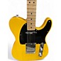 Used Squier Telecaster Yellow Solid Body Electric Guitar